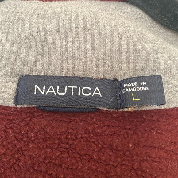 Men’s Nautica Pullover with zipper size large - Picture 6 of 6